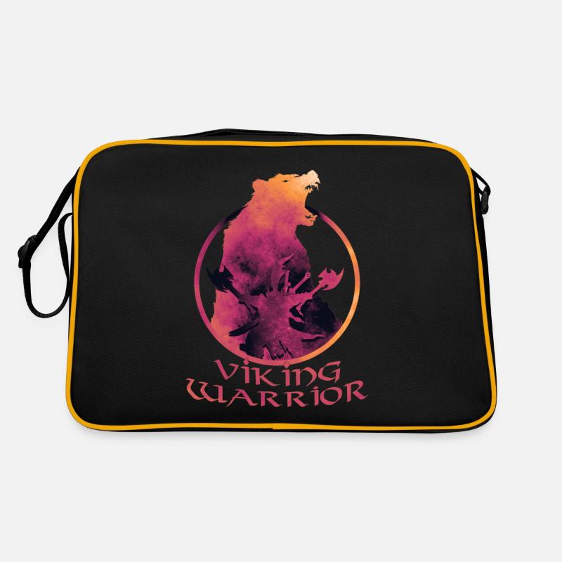 Wikingerkrieger Retro Tasche