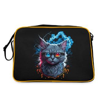 Retro Cat - Retro Bag - black/gold - Back