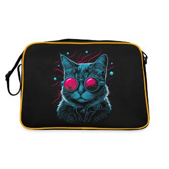 Dj Cat - Sac Retro - noir/or - Dos