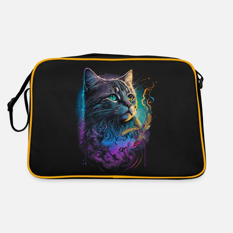 Festival Katze Retro Tasche