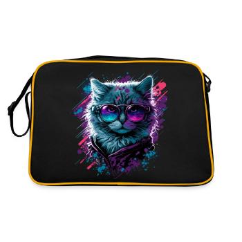 Néo Chat - Sac Retro - noir/or - Dos