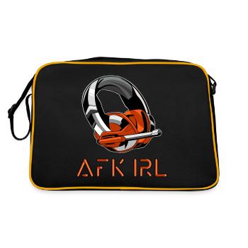AFK IRL - Sac Retro - noir/or - Dos