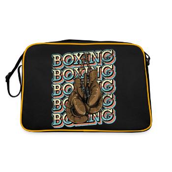 Boxing boxes - Retro Bag - black/gold - Back