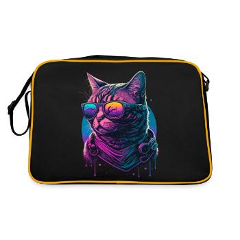 Analogique - Sac Retro - noir/or - Dos