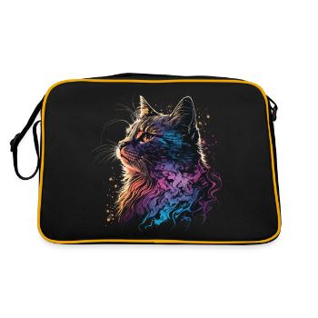 Chaton cool - Sac Retro - noir/or - Dos