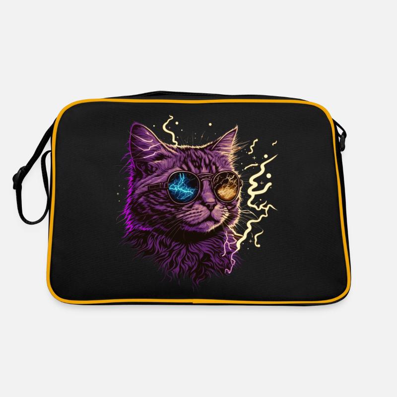 Illustration du chat tonnerre Sac Retro