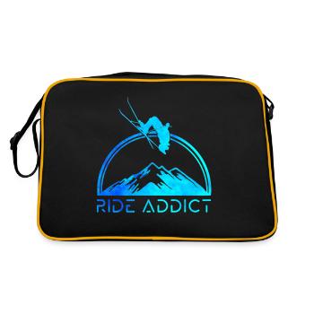 Ski ride addict - Sac Retro - noir/or - Dos