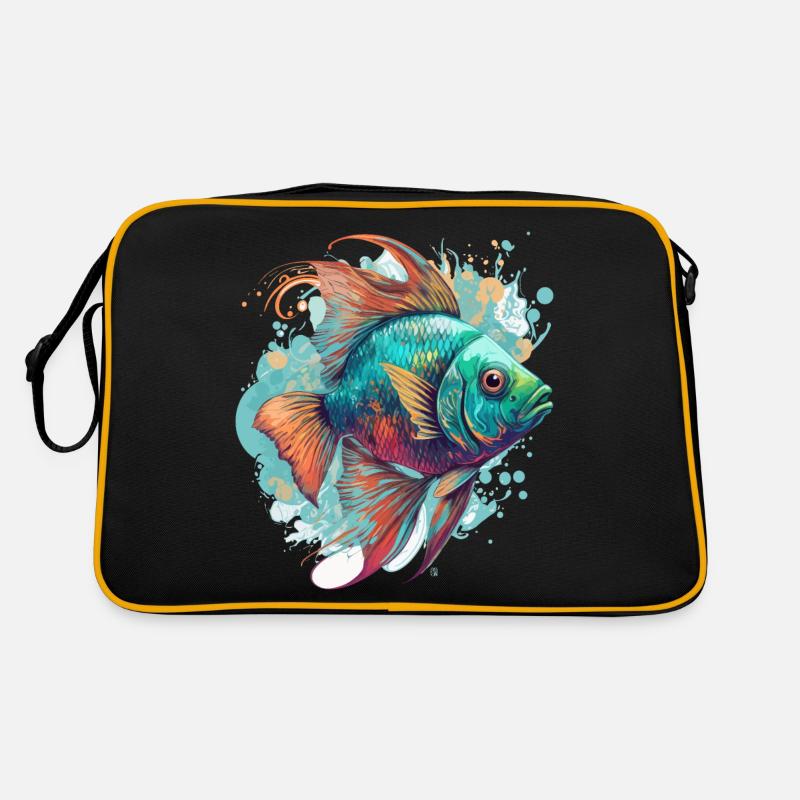 Poisson arc-en-ciel Sac Retro