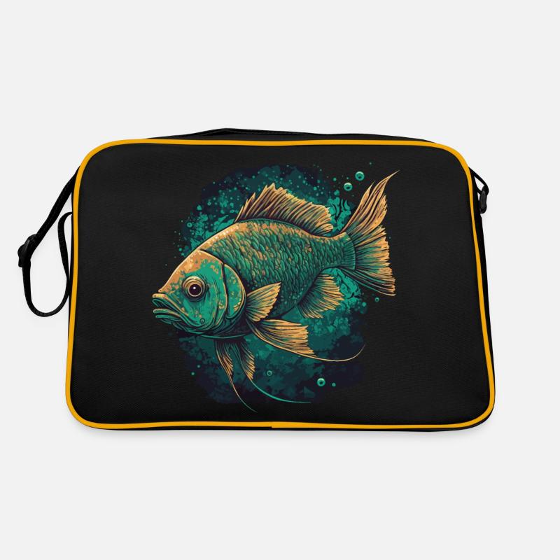 Fish Artwork Retro Bag
