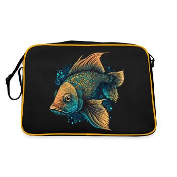Fly Fishing - Retro Bag - black/gold - Back