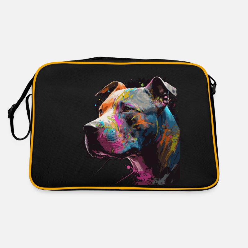 Graffiti Pitbull Retro Bag