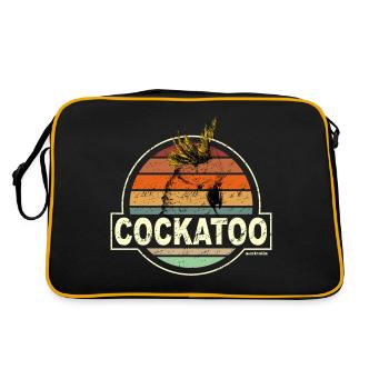 Cockatoo - Retro Bag - black/gold - Back