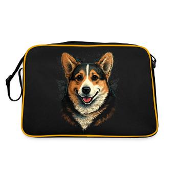 Formal Post Corgi - Retro Bag - black/gold - Back