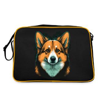 Choqué Corgi - Sac Retro - noir/or - Dos