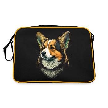 Formal Post Corgi - Retro Bag - black/gold - Back