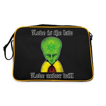 Alien Aiwass LAM - Sac Retro - noir/or - Dos