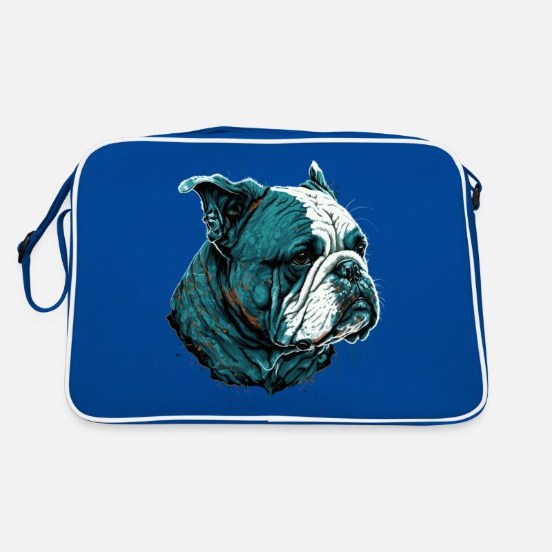 Bored Face Buldog Sac Retro