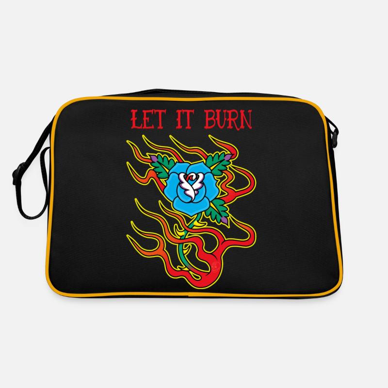Blue Rose On Fire Let It Burn Sac Retro