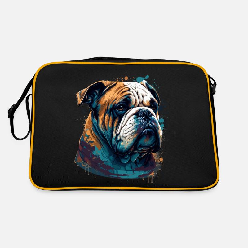 Bouledogue malheureux Sac Retro