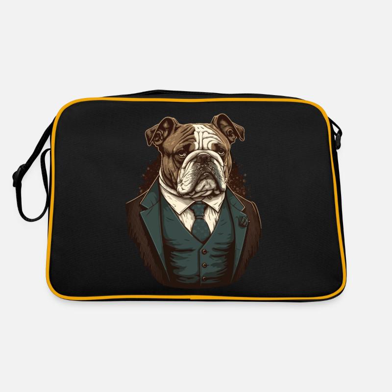 Bouledogue brun Sac Retro