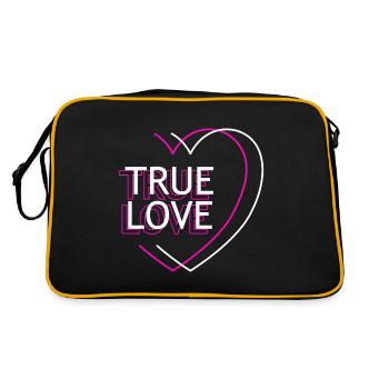 Amour sincère - Sac Retro - noir/or - Dos