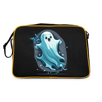 Terrified Ghost - Retro Bag - black/gold - Back