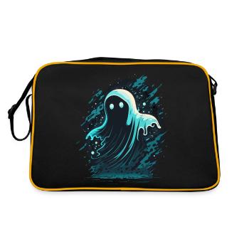 Spooky Ghost - Retro Bag - black/gold - Back