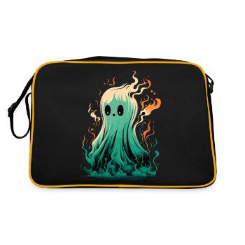 Fantôme en feu - Sac Retro - noir/or - Dos