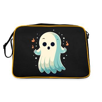 Floating Ghost - Retro Bag - black/gold - Back