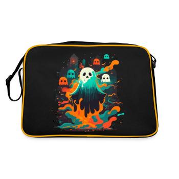 Ghosts in a Castle - Retro Bag - black/gold - Back
