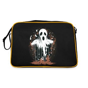 Spooky Ghost - Retro Bag - black/gold - Back