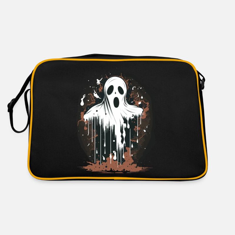 Gruseliger Geist Retro Tasche