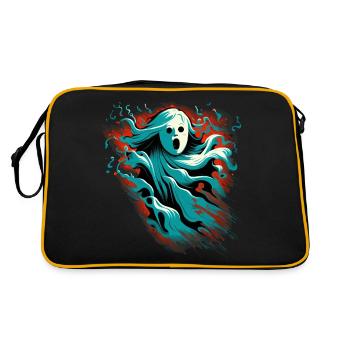 Lady Ghost - Retro Bag - black/gold - Back