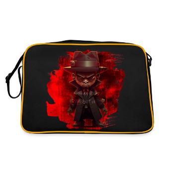 Hip-Hop Graffiti - Sac Retro - noir/or - Dos