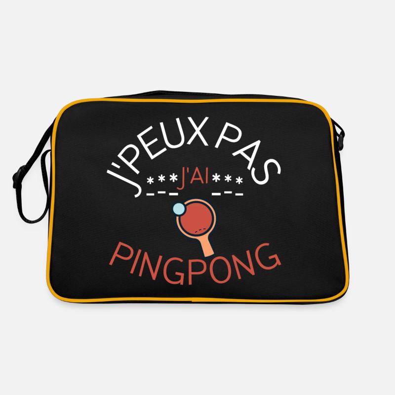 J'peux pas j'ai ping-pong Sac Retro