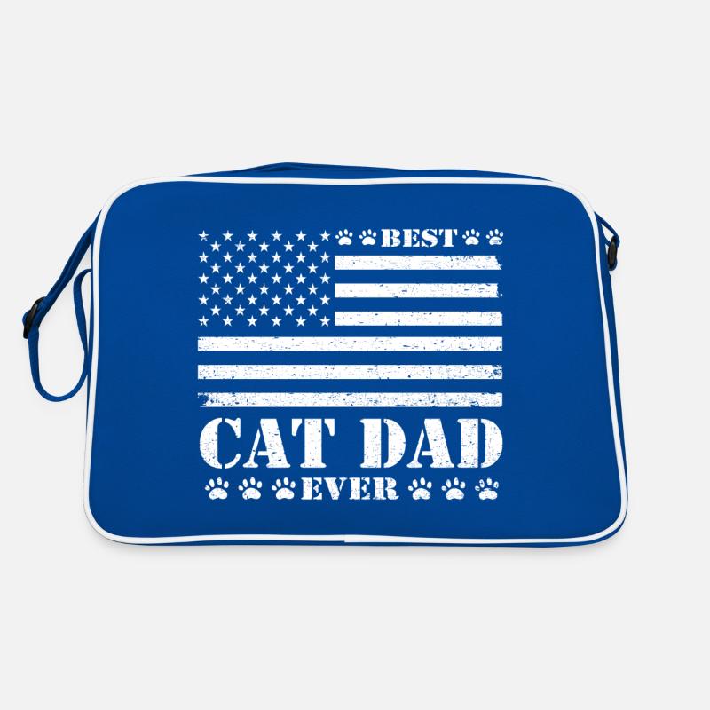 Cat Father Best Cat Dad Ever Cat Gift Idea Sac Retro