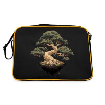 Bonsai Style - Retro Bag - black/gold - Back