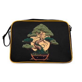 Merveilles du bonsaï - Sac Retro - noir/or - Dos