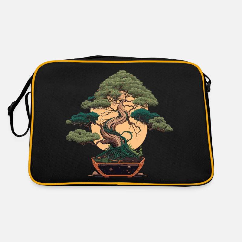 Bonsai Wunder Retro Tasche