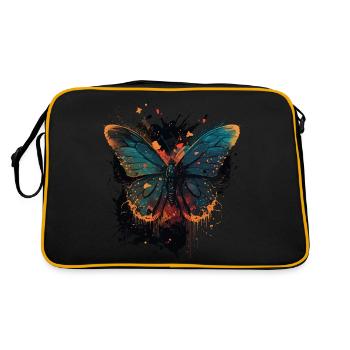 Butterfly Shades - Retro Bag - black/gold - Back