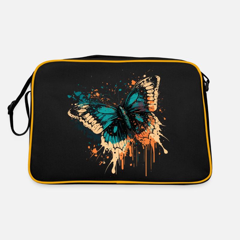 Butterfly Design Retro Bag