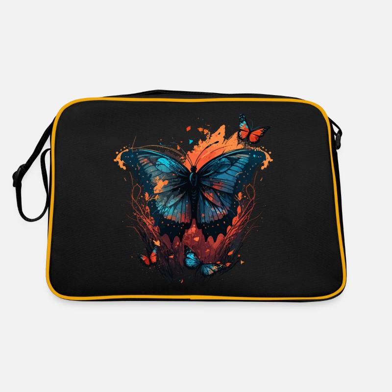 Butterfly Art Retro Bag