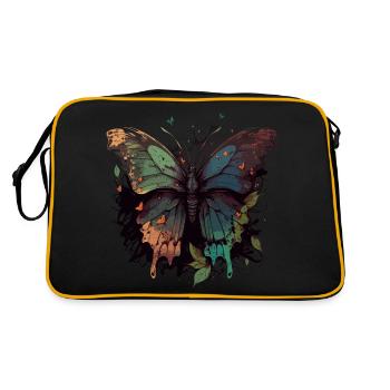 Papillon volant - Sac Retro - noir/or - Dos