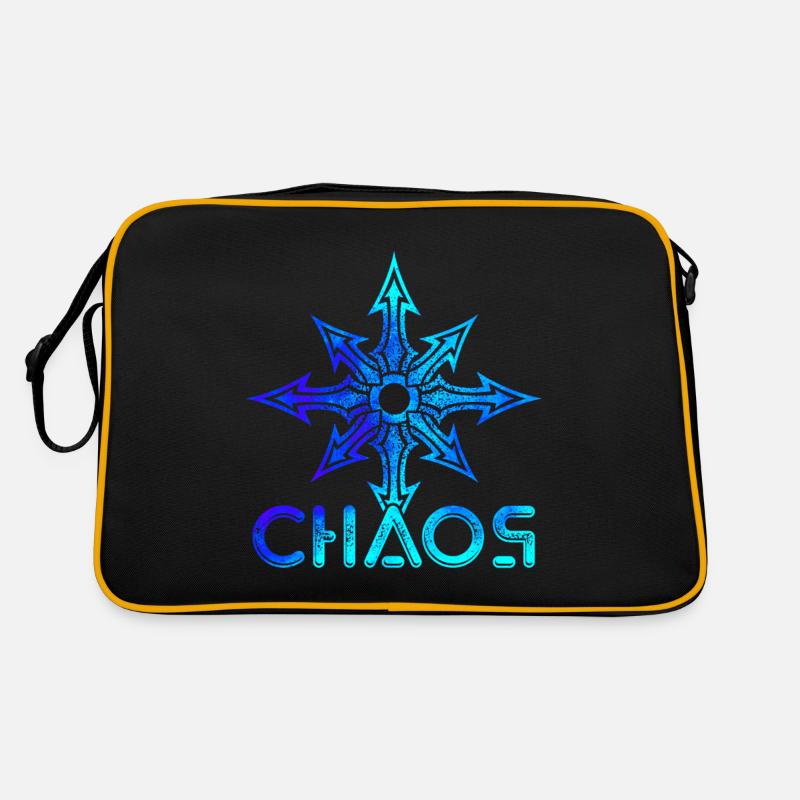 Étoile du chaos dotwork art coloré Sac Retro