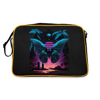 Papillon de la nuit - Sac Retro - noir/or - Dos