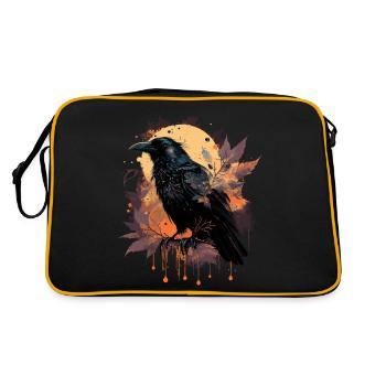 Corneille de l’observateur - Sac Retro - noir/or - Dos