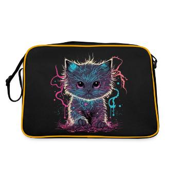 Electrified Kitten - Retro Bag - black/gold - Back