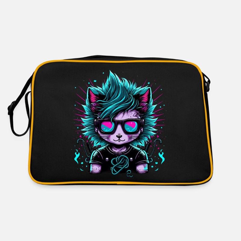 Emo Cat électrifié Sac Retro