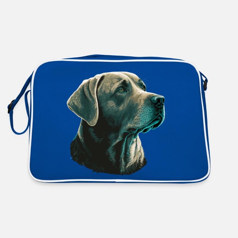 Bright Labrador Retriever Retro Tasche