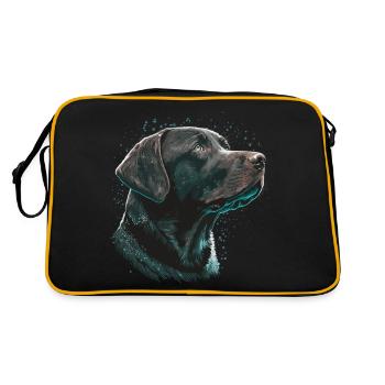 Wishing Labrador Retriever - Sac Retro - noir/or - Dos